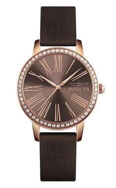 Invicta Women’s Dress Watch Celestial Ethera 31mm Brown/Chocolate Leather
